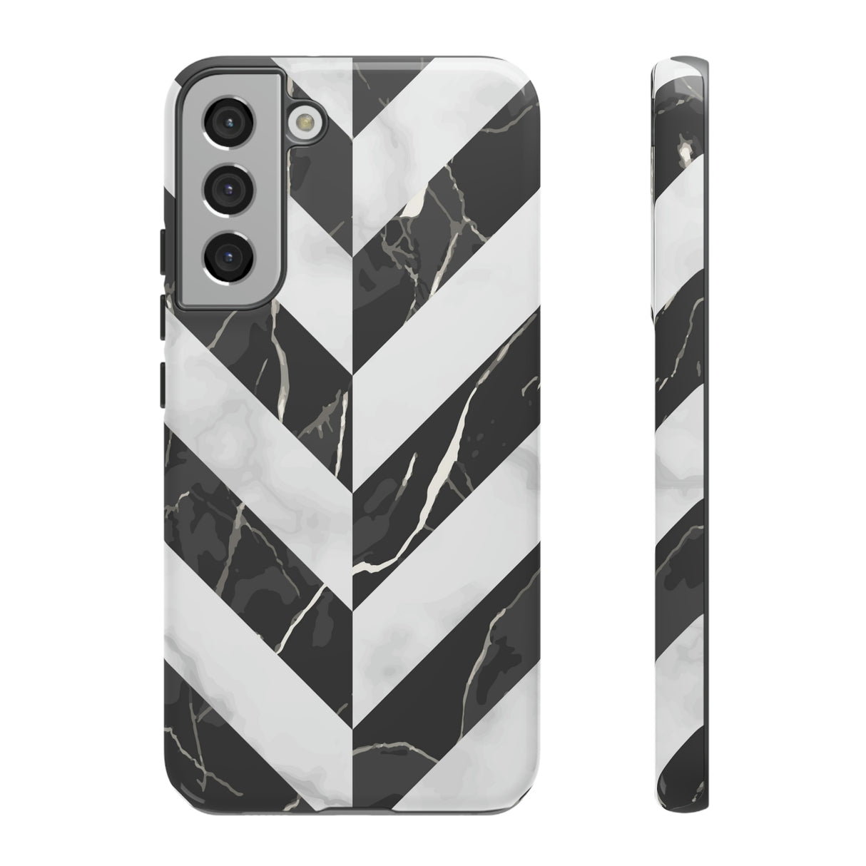 Herringbone Android Case (Protective) Samsung Galaxy S22 Plus Glossy Phone Case