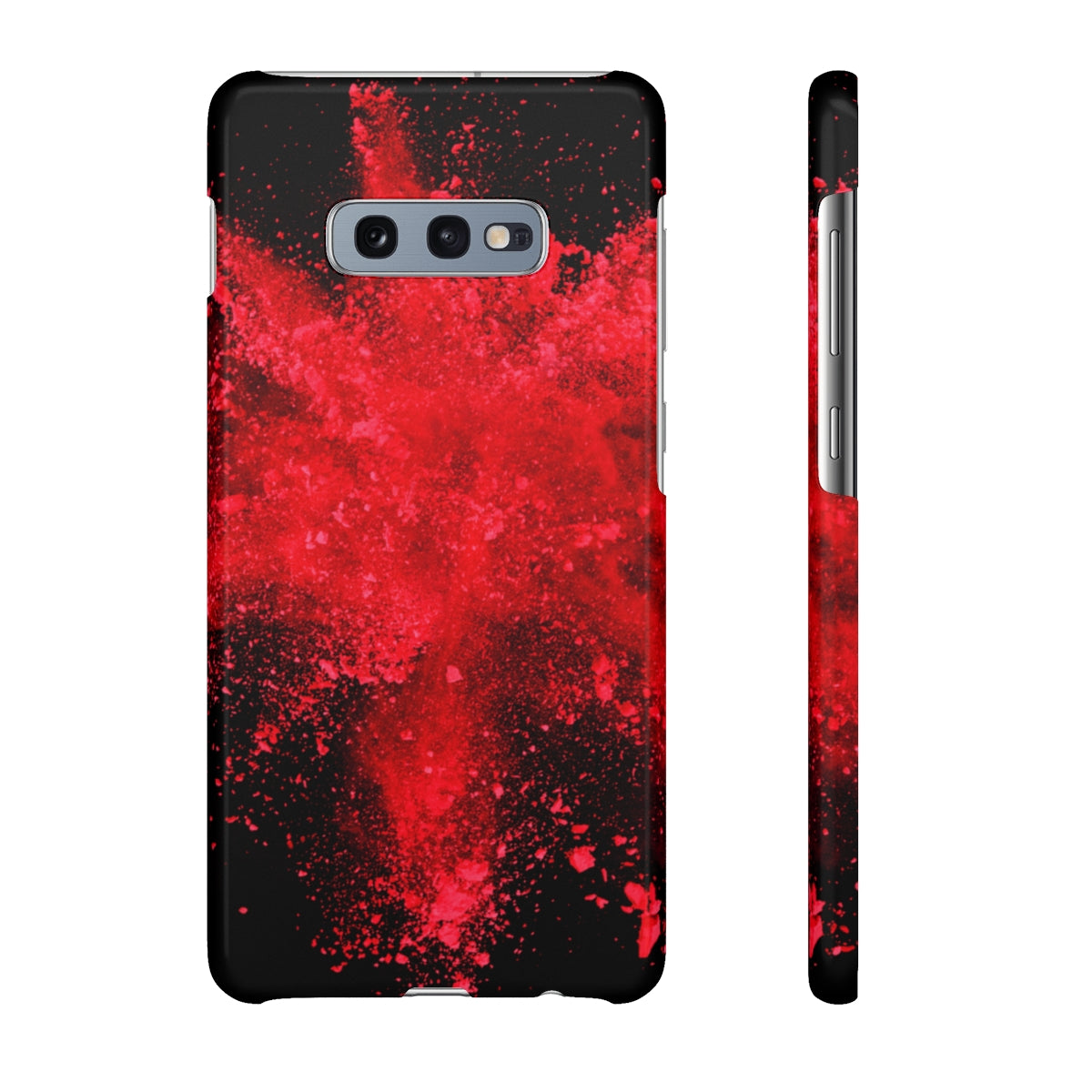 Red Explosion Samsung Case (Slim) Samsung Galaxy S10E Glossy Phone Case