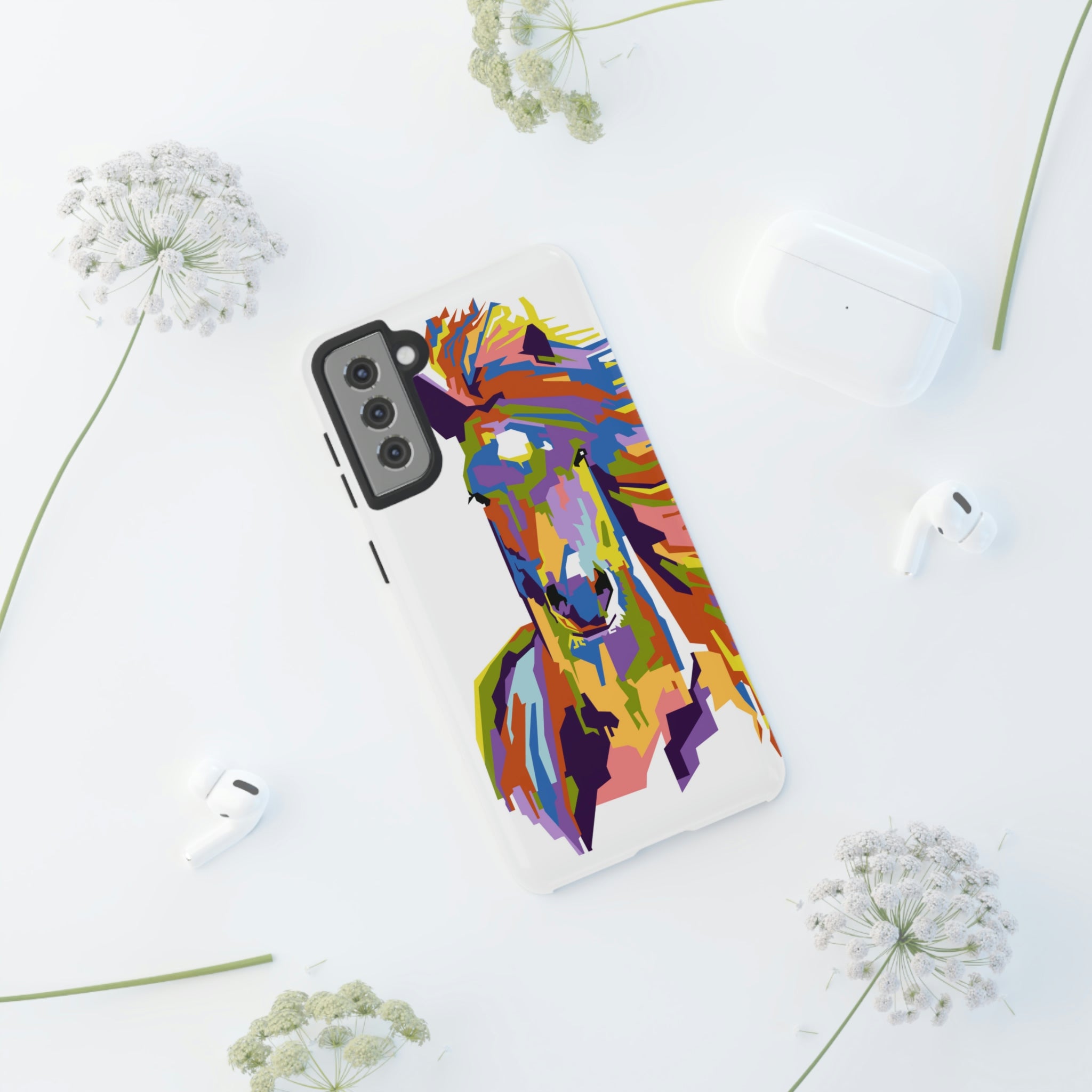 Horse Abstract Art Android Case (Protective) Phone Case