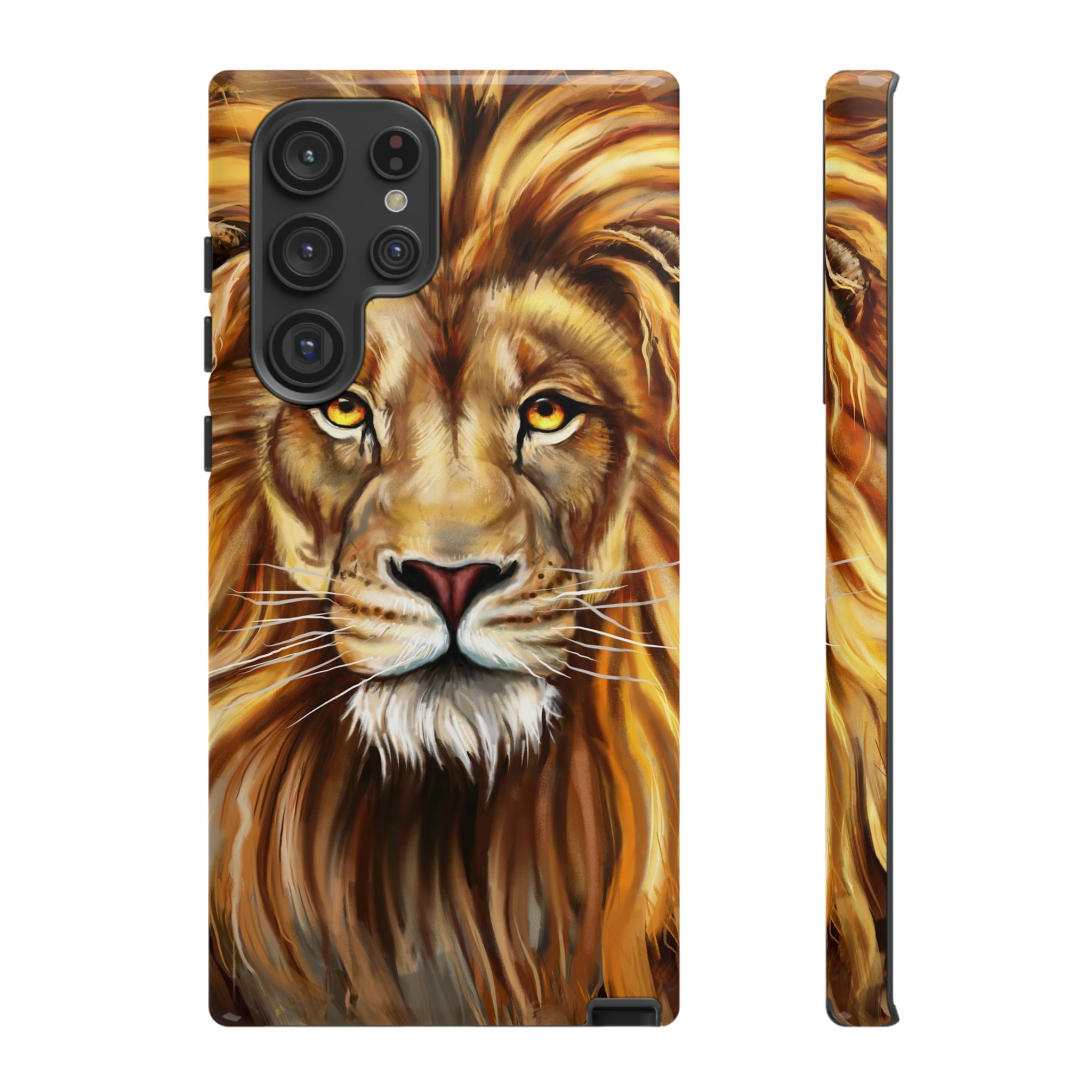 Lion Android Case (Protective) Samsung Galaxy S22 Ultra Glossy Phone Case