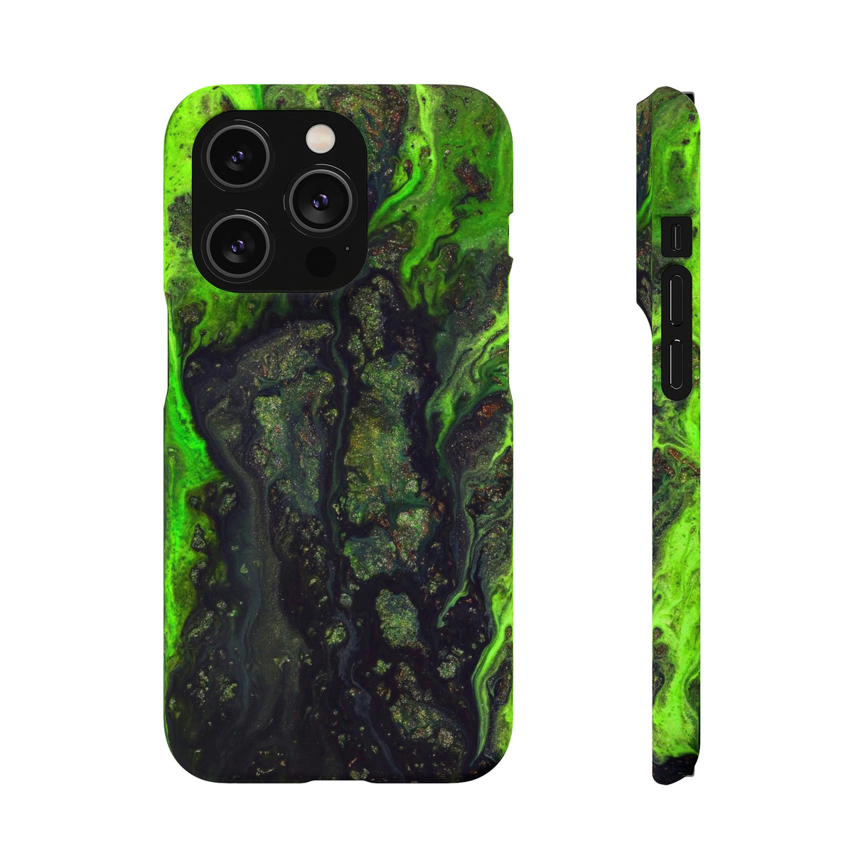 Toxic Ink Art iPhone Case (Slim) iPhone 14 Pro Matte Phone Case