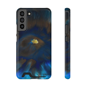 Space Galaxy Ink Art Samsung Case (Card) Samsung Galaxy S22 Plus Glossy With gift packaging Phone Case