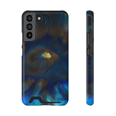 Space Galaxy Ink Art Samsung Case (Card) Samsung Galaxy S22 Plus Glossy With gift packaging Phone Case