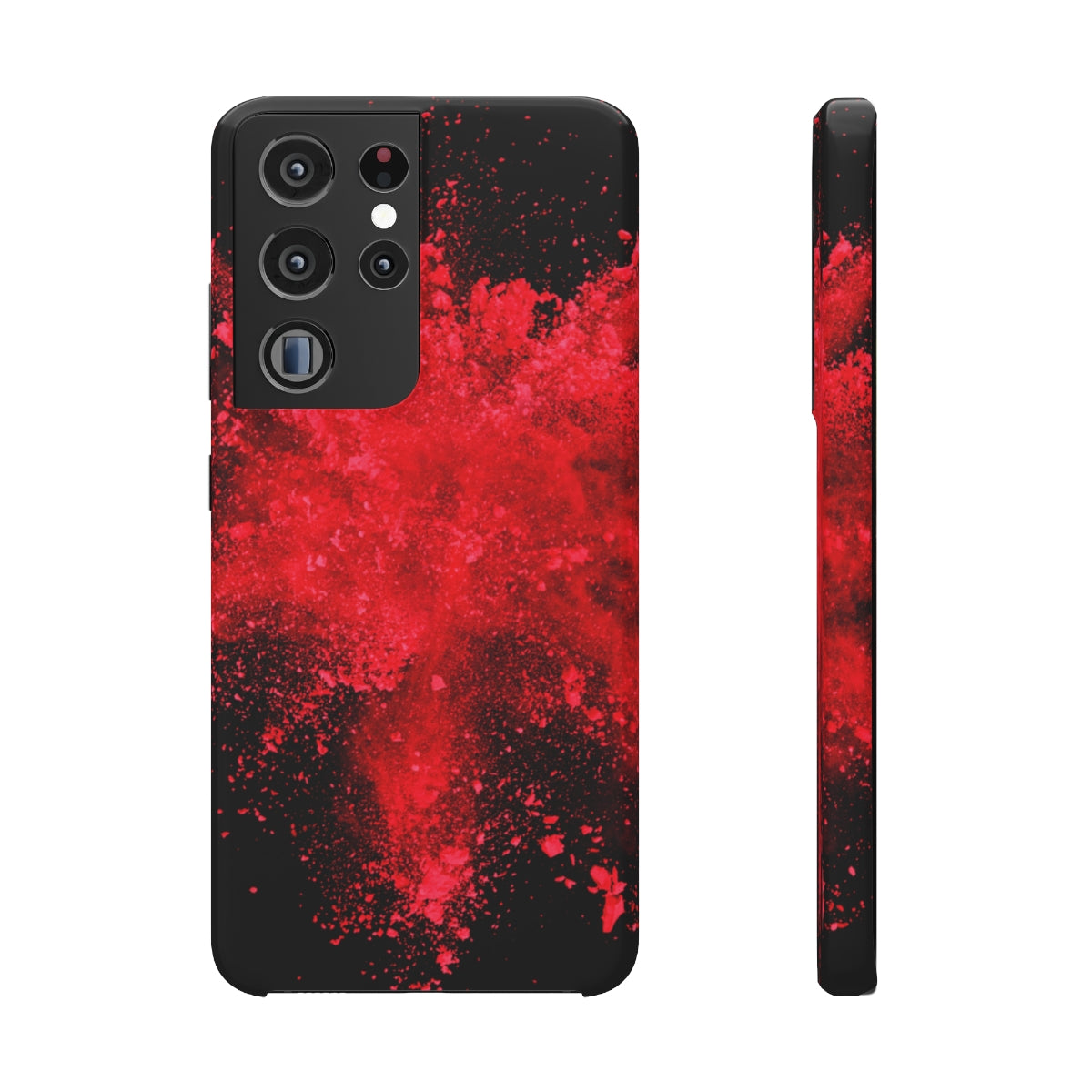 Red Explosion Samsung Case (Slim) Samsung Galaxy S21 Ultra Glossy Phone Case