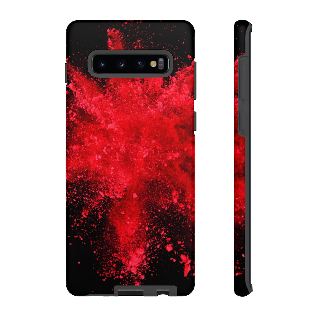 Red Explosion Andriod Case (Protective) Samsung Galaxy S10 Plus Matte Phone Case