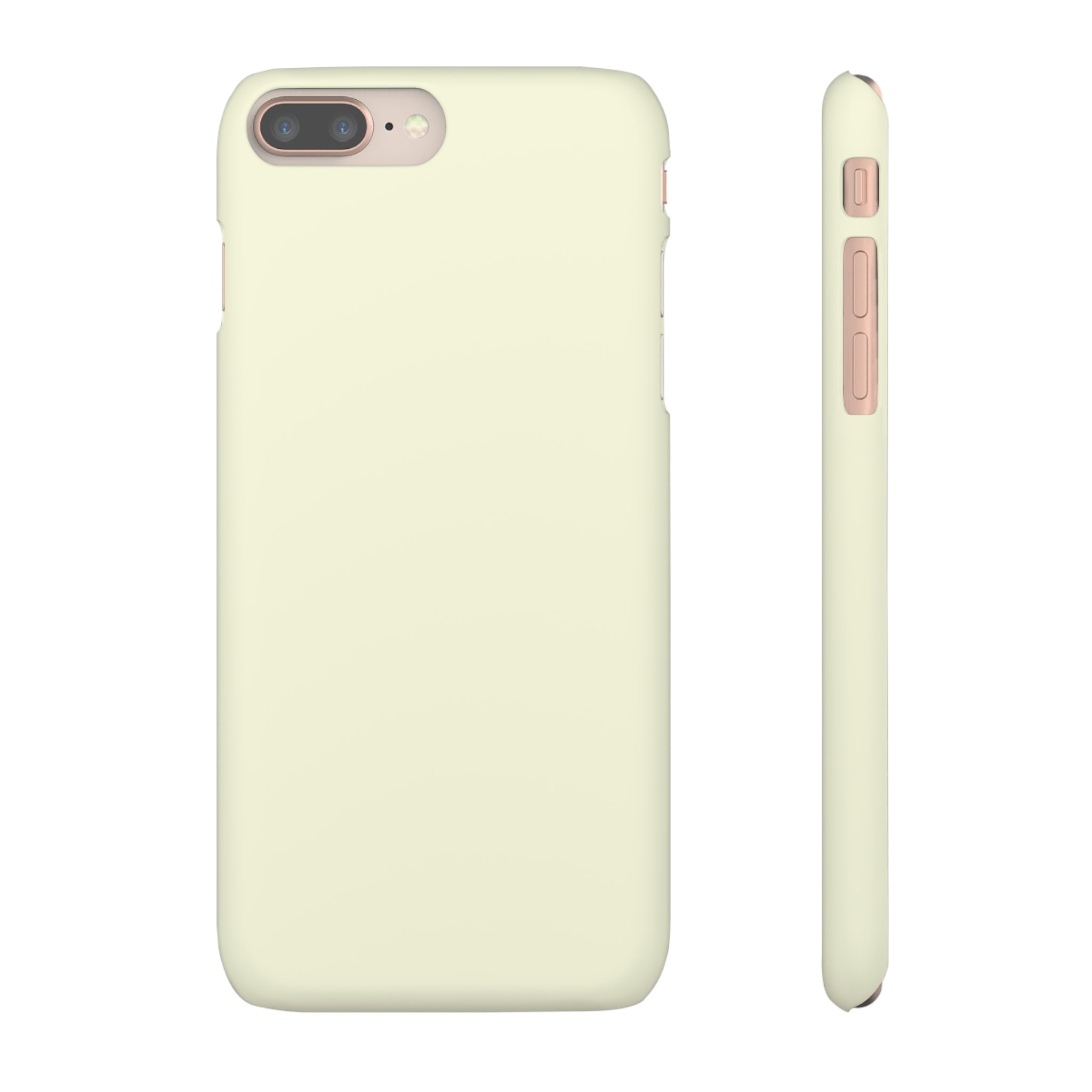 Beige iPhone Case (Slim) iPhone 8 Plus Matte Phone Case