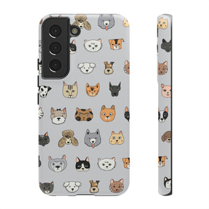 Cats n Dogs Pattern Android Case (Protective) Samsung Galaxy S22 Matte Phone Case