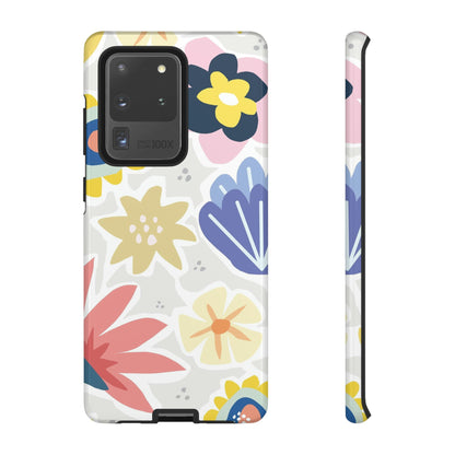 Blue Bouquet Happy Flower Samsung Case (Protective) Samsung Galaxy S20 Ultra Glossy Phone Case