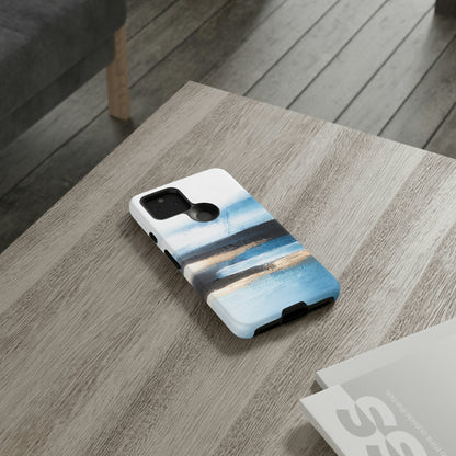 Abstract Blue Oil Painting Android Case (Protective) Phone Case