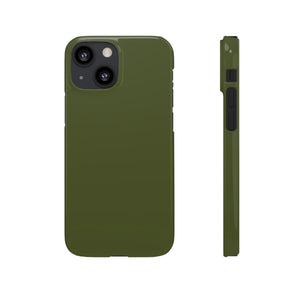 Army Green iPhone Case (Slim) iPhone 13 Mini Glossy Phone Case