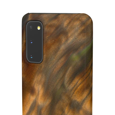 Gold Sand Ink Art Android Case (Slim) Phone Case