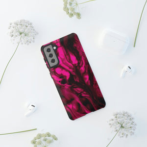 Bright Pink Ink Art Android Case (Protective) Phone Case