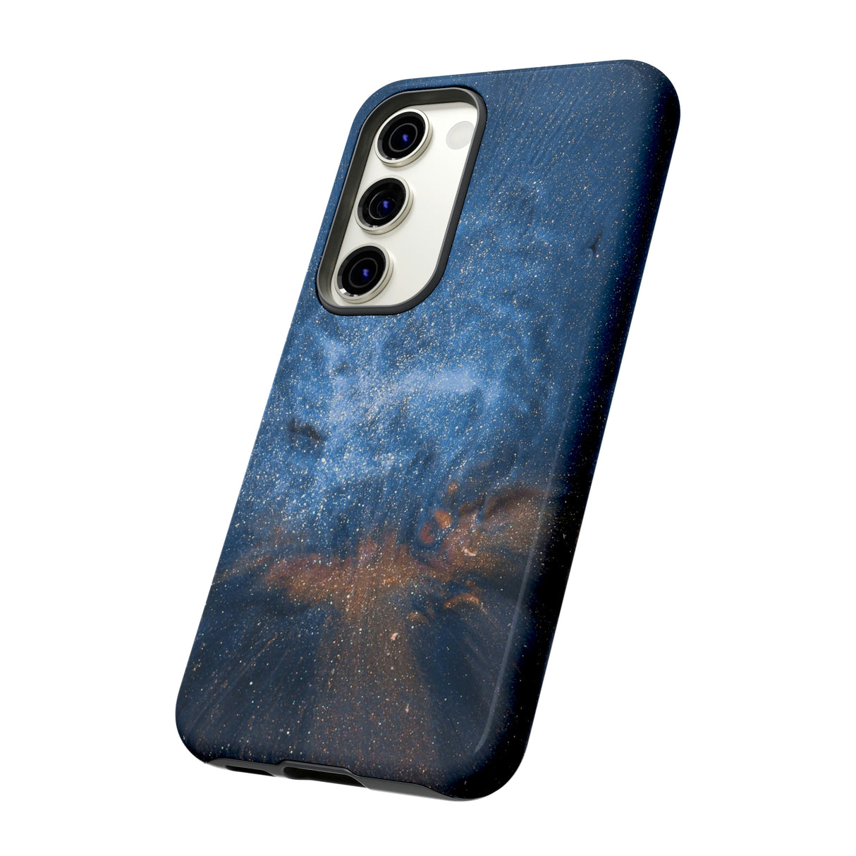 Blue Stardust Ink Art Android Case (Protective) Phone Case