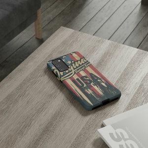 American Vintage Flag Android Case (Protective) Phone Case