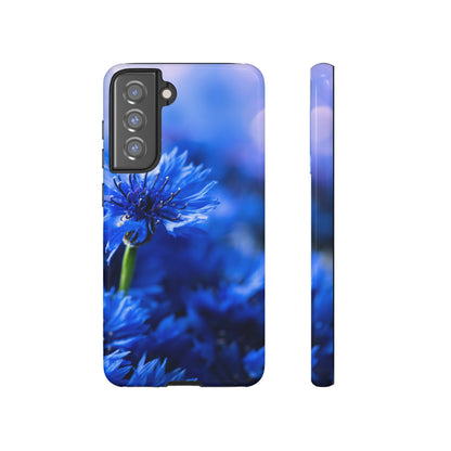 Cornflower Blue Android Case (Protective) Samsung Galaxy S21 FE Glossy Phone Case