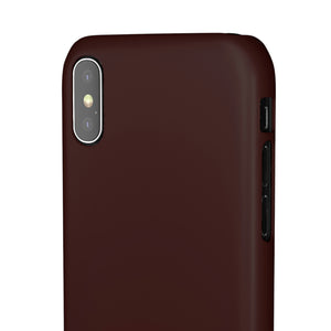 Dark Sienna Purple iPhone Case (Slim) Phone Case