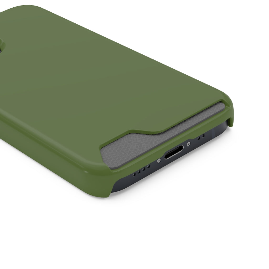 Dark Olive Green iPhone Case (Card) Phone Case