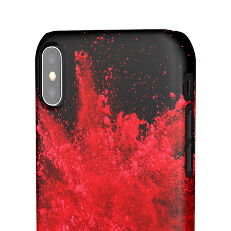 Red Explosion iPhone Case (Slim) Phone Case