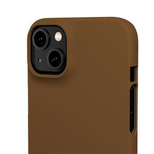 Dark Brown iPhone Case (Slim) Phone Case