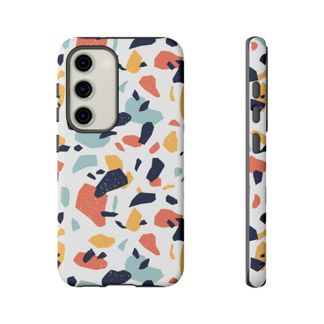 Colorful Terrazzo Android Case (Protective) Samsung Galaxy S23 Matte Phone Case