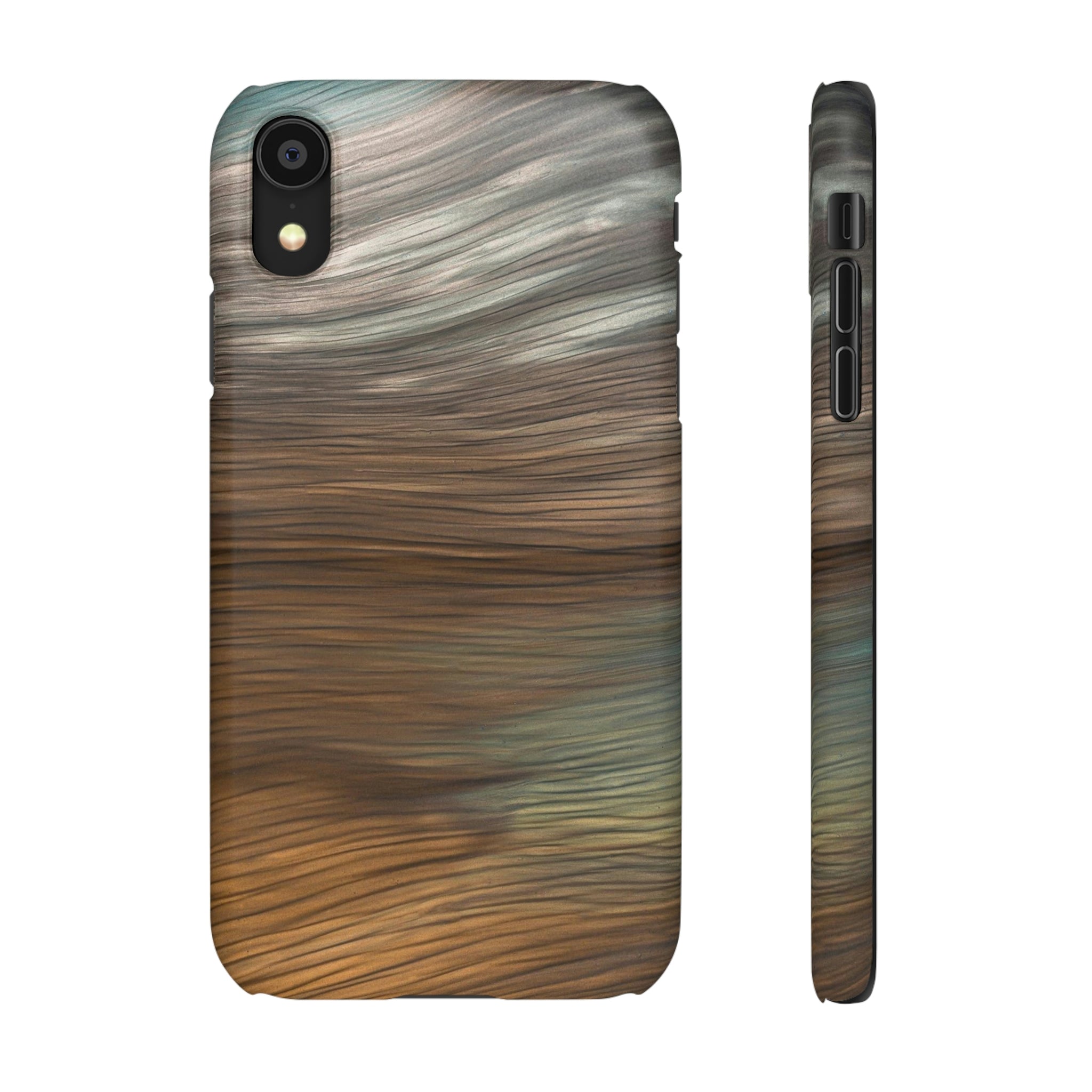 Silver Ink Art iPhone Case (Slim) iPhone XR Matte Phone Case