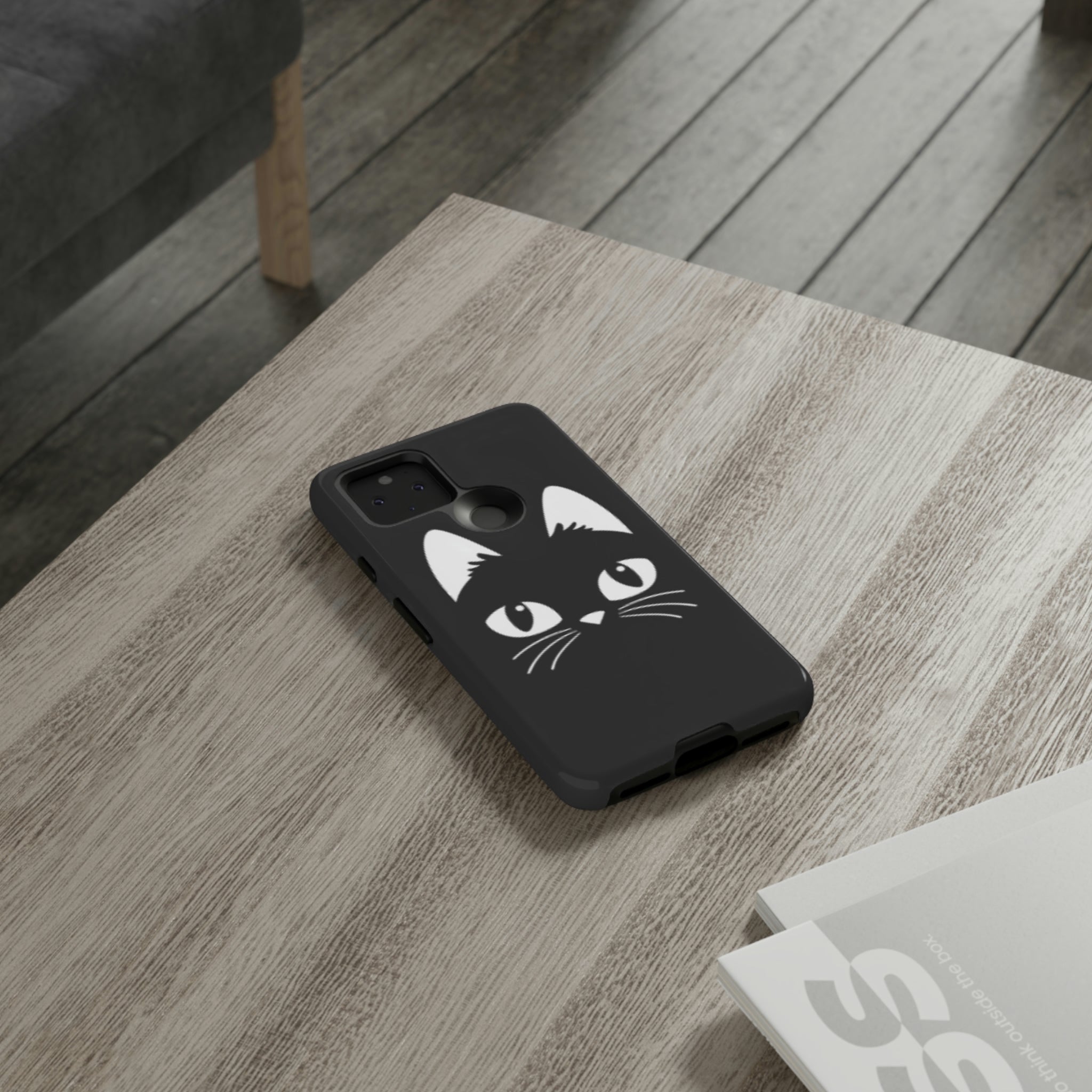 Cartoon Cat Icon Android Case (Protective) Phone Case