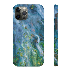 Forest Mist Ink Art iPhone Case (Slim) iPhone 12 Pro Glossy Phone Case