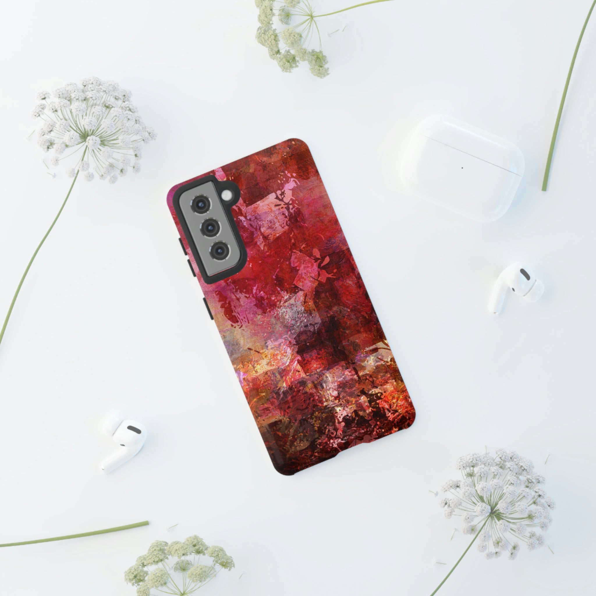 Red Grunge Android Case (Protective) Phone Case