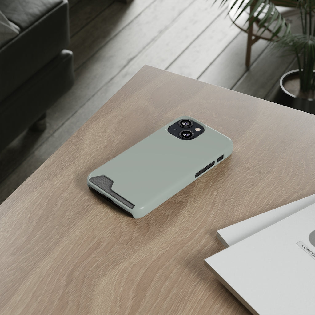 Ash Grey iPhone Case (Card) Phone Case