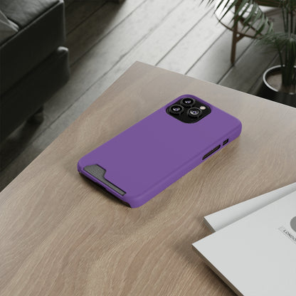 Dark Lavender iPhone Case (Card) Phone Case