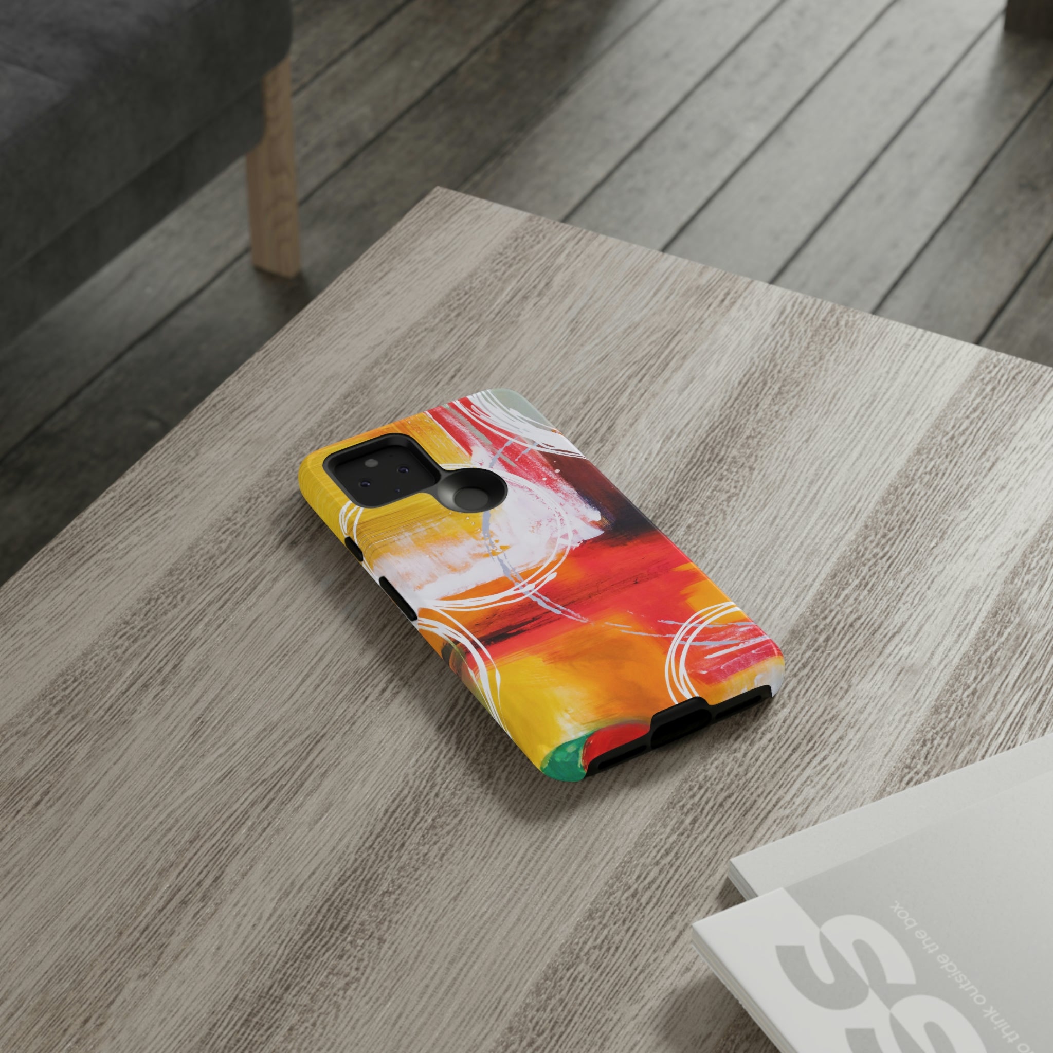 Abstract Yellow Android Case (Protective) Phone Case