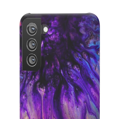 Purple Flow Ink Art Android Case (Slim) Phone Case