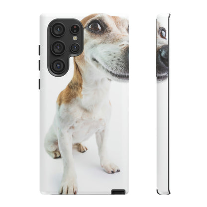 Funny Smiling Dog Android Case (Protective) Samsung Galaxy S22 Ultra Matte Phone Case