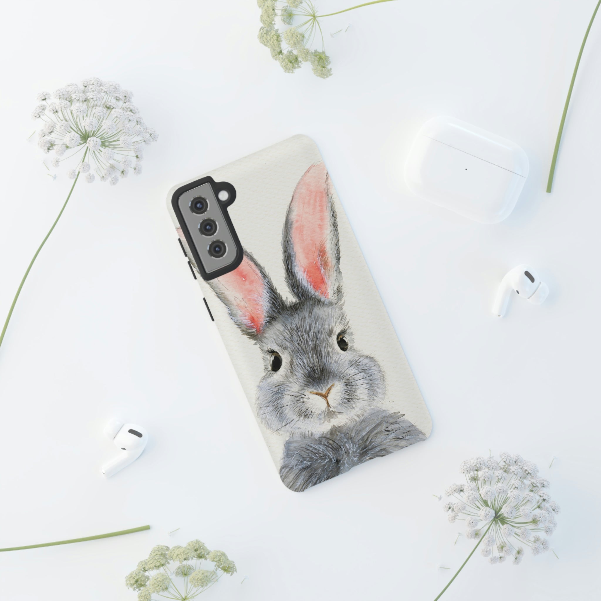 Fluffy Rabbit Android Case (Protective) Phone Case