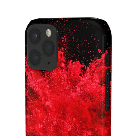 Red Explosion iPhone Case (Slim) Phone Case