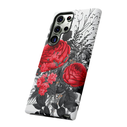 Roclop Gothic Flower Samsung Case (Protective) Phone Case