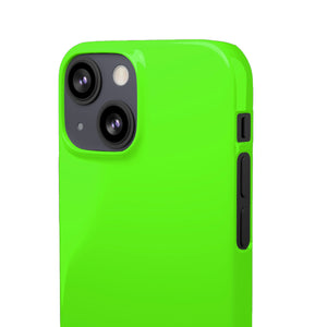 Bright Green iPhone Case (Slim) Phone Case