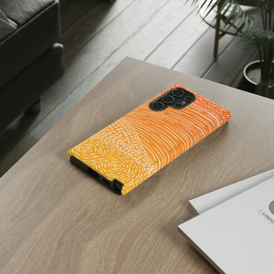 Minimalist Line Art Android Case (Protective) Phone Case