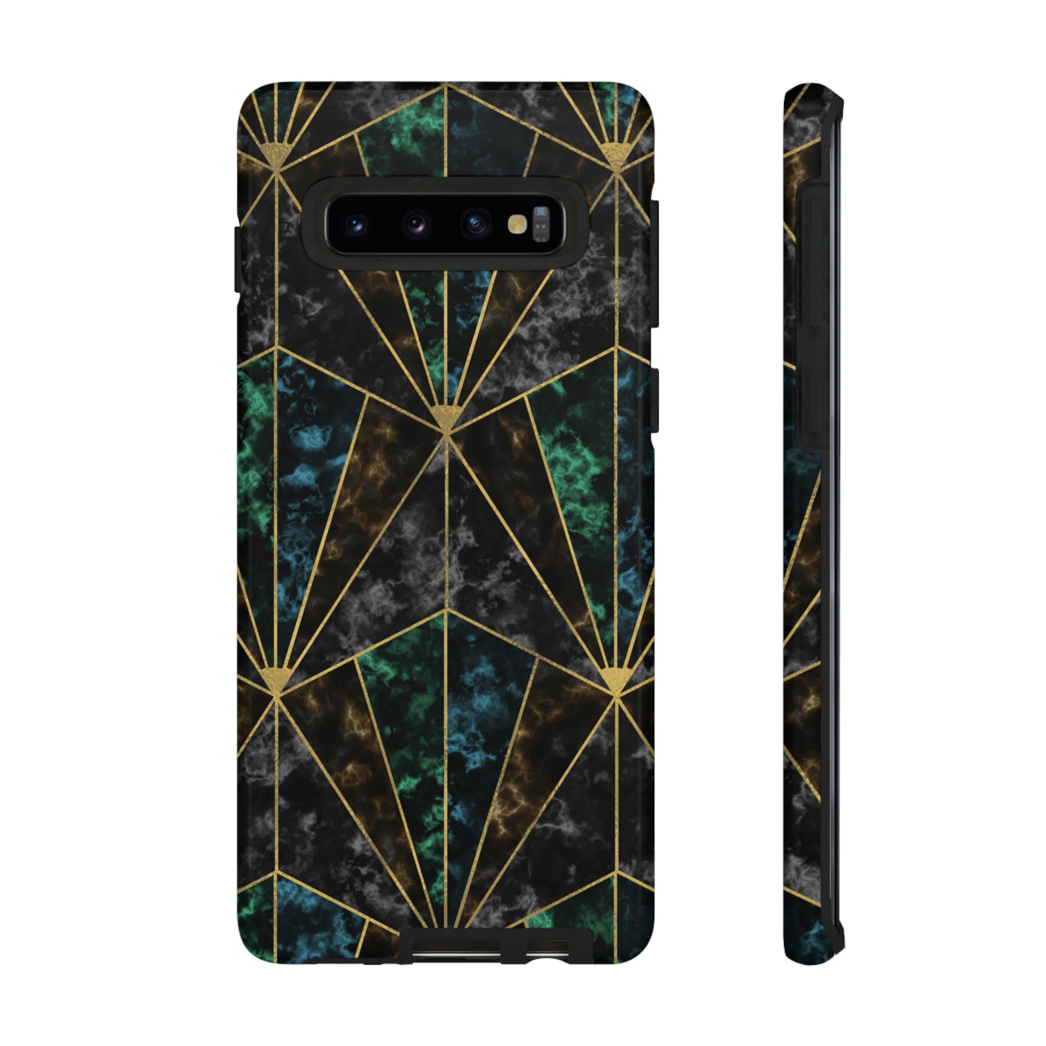 Art Deco Mirror Android Case (Protective) Samsung Galaxy S10 Glossy Phone Case