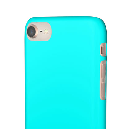 Aqua Blue iPhone Case (Slim) Phone Case