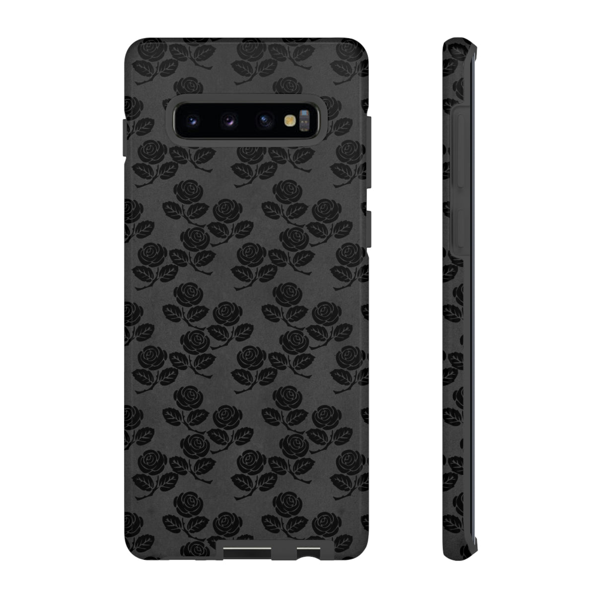 Surrunge Gothic Flower Samsung Case (Protective) Samsung Galaxy S10 Plus Glossy Phone Case