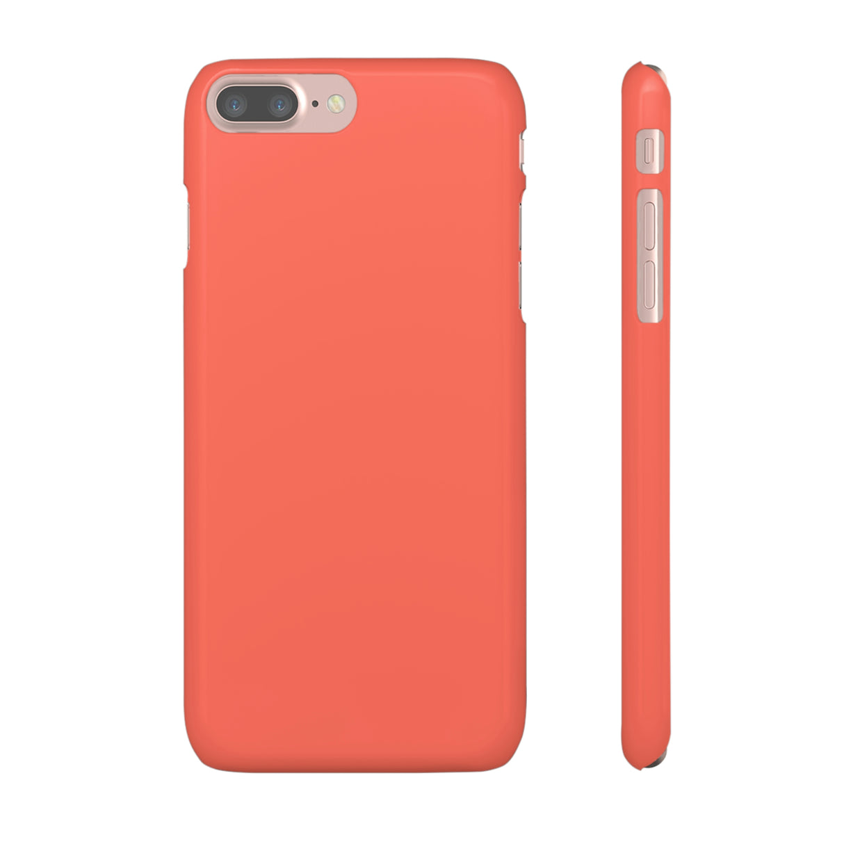 Bittersweet Orange iPhone Case (Slim) iPhone 7 Plus Glossy Phone Case