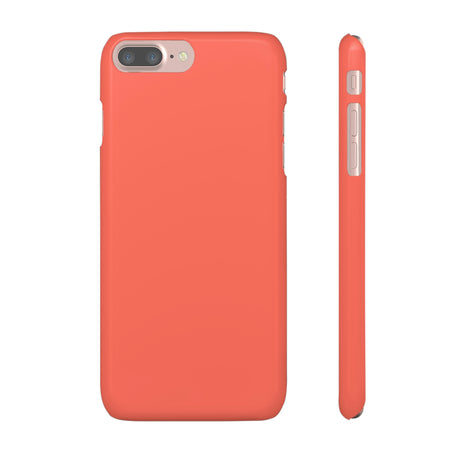 Bittersweet Orange iPhone Case (Slim) iPhone 7 Plus Glossy Phone Case