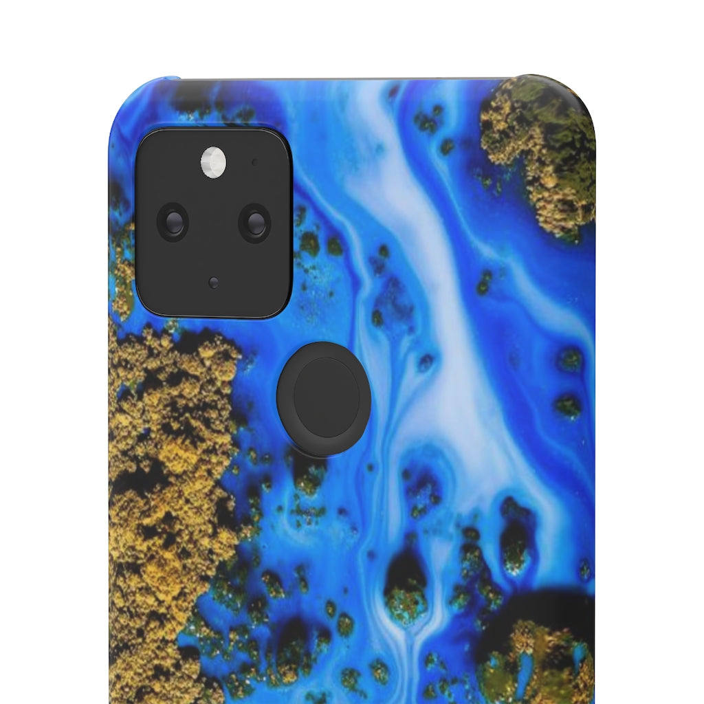 Blue River Ink Art Android Case (Slim) Phone Case