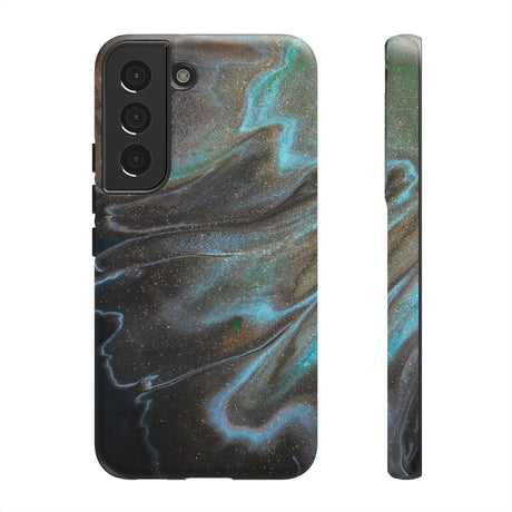 Smaragd Glitter Ink Art Android Case (Protective) Samsung Galaxy S22 Matte Phone Case