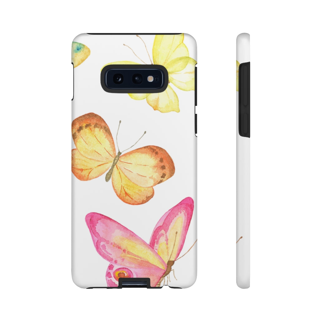 Watercolor Butterflyes Samsung Case (Protective) Samsung Galaxy S10E Matte Phone Case