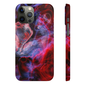 Red Marble iPhone Case (Slim) iPhone 12 Pro Max Matte Phone Case