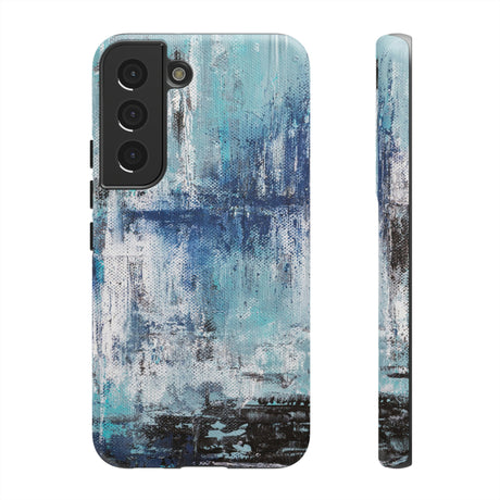 Blue Acrylic Android Case (Protective) Samsung Galaxy S22 Matte Phone Case