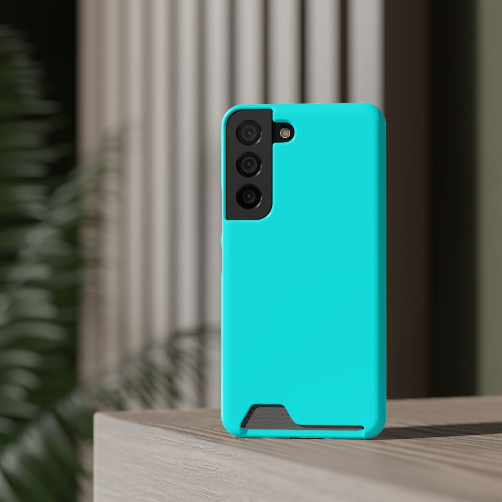 Cyan Samsung Case (Card) Phone Case