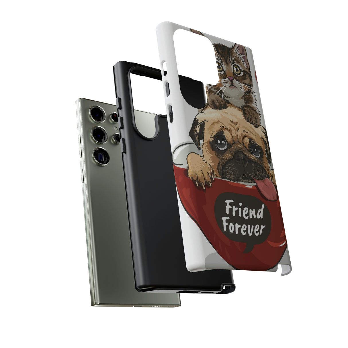 Pug n Kitten Android Case (Protective) Phone Case